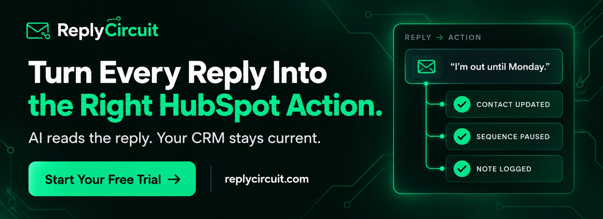 ReplyCircuit, turn every reply into the right HubSpot action